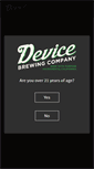 Mobile Screenshot of devicebrewing.com